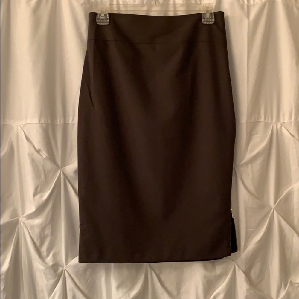 Express olive pencil skirt